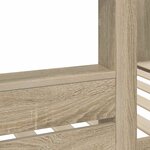 vidaXL Lit Superposé pour Enfants Chêne Sonoma 80 x 200 cm