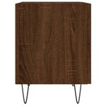 vidaXL Tables de chevet 2 Pièces chêne marron 40x35x47 5 cm