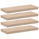 vidaXL Étagères flottantes 4 Pièces 60x23 5x4 cm bois d'ingénierie