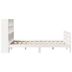 vidaXL Cadre de lit sans matelas blanc 140x200 cm bois de pin massif