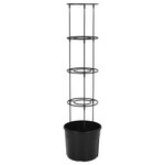 vidaXL Jardinière à tomate Anthracite Ø29 5x115 cm Polypropylène