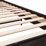 vidaXL Cadre de lit sans matelas chêne marron 100x200 cm
