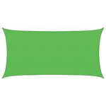 vidaXL Voile d'ombrage 160 g/m² Vert clair 2 5x4 5 m PEHD