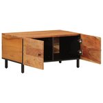 vidaXL Table basse 80x50x40 cm bois massif d'acacia