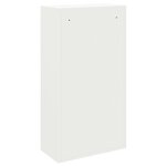 vidaXL Boîte aux lettres blanche 44x22x82 cm en acier
