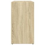 vidaXL Armoire lavabo de salle de bain chêne sonoma 60x33x60 cm