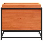 vidaXL Jardinière cire marron 60x40x50 cm bois de pin massif