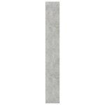 vidaXL Bibliothèque à 5 niveaux Gris béton 40x24x175cm Bois ingénierie