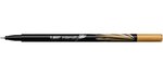 Stylo Feutre Fineliner Intensity Pte Baguée métal Fine 0,4mm Marron BIC