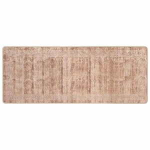 vidaXL Coureur de Tapis MARSA Blanc 80 x 200 cm Polyester et PVC