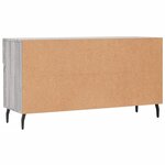 vidaXL Banc à chaussures sonoma gris 102x35x55 cm bois d'ingénierie