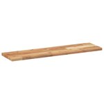 vidaXL Étagères flottantes 2 Pièces 80x20x2 cm acacia massif à l'huile