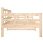 vidaXL Lit de jour sans matelas bois de pin massif 90x200 cm
