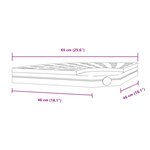 vidaXL Poids de base de parasol et poignée pour parasols à pied croisé