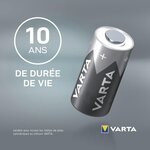 Blister de 2 piles photo 'Professional Lithium'  CR123A  3 0 volt VARTA