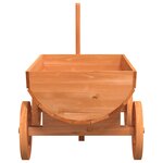 vidaXL Chariot décoratif 70x43x54 cm bois massif de sapin