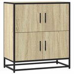vidaXL Buffet chêne sonoma 68x35x76 cm bois d'ingénierie