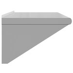 vidaXL Étagère murale 100x45x31 cm argenté acier inoxydable