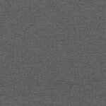vidaXL Canapé à 2 places gris foncé tissu