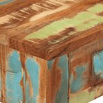 vidaXL Table console 110x30x76 cm Bois massif de récupération