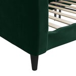 vidaXL Lit de repos sans matelas vert foncé 80x200 cm velours