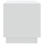 Vidaxl meuble tv blanc 102x41x44 cm aggloméré