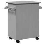 VidaXL Chariot de cuisine BODO gris 72x45x80 cm