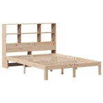 vidaXL Lit bibliothèque sans matelas 160x200 cm bois massif de pin
