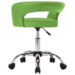 Vidaxl chaises de salle à manger 2 pièces vert similicuir