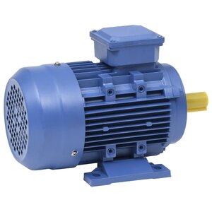 vidaXL Moteur électrique triphasé Aluminium 2 2kW/3 CH 2840 tr/min