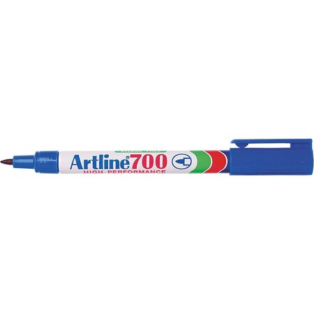 Marqueur '700' permanent indélébile pointe conique 0,7 mm bleu ARTLINE
