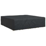 vidaXL Housse pour mobilier d'extérieur Noir 275 x 275 x 70 cm 600D