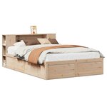 vidaXL Cadre de lit sans matelas 120x200 cm bois de pin massif