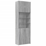 vidaXL Buffet haut sonoma gris 80x42 5x249 cm bois d'ingénierie
