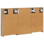 vidaXL Ensemble de Meubles de Salle de Bain 3 Pièces 90 x 10 5 x 50 cm