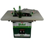 Esschert Design Dessus de table pour caisse de bière Gris