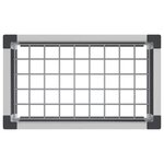 vidaXL Jardinière surélevée Gris 50 x 30 x 22 cm WPC et Aluminium