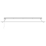 vidaXL Auvent Rétractable Bordeaux 350x200 cm Tissu