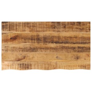 vidaXL Dessus de table 110x60x2 5cm bord vif bois massif manguier brut