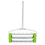 Draper Tools Aérateur de pelouse à tambour à pointes 450 mm Vert