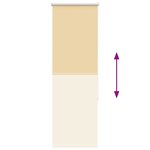 vidaXL Store enrouleur occultant largeur du tissu 55 7 cm polyester