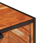 vidaXL Armoire à chaussures 67x38x65 cm bois d'acacia massif