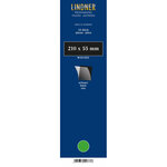 Bandes simple soudure 210 x 55 mm pour timbres-poste. Fond - Noir