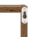 vidaXL Étagères Murales avec étagère 2 Pièces Bois ancien 26 x 15 x 26 cm