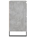 vidaXL Buffets 2 Pièces gris béton bois d'ingénierie