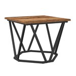 vidaXL Table basse 3 Pièces Bois Ancien Bois d'ingénierie et acier