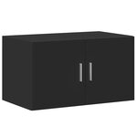 vidaXL Armoire murale noir 70x42 5x40 cm bois d'ingénierie
