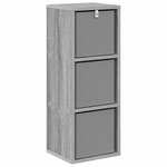 vidaXL Buffet avec tiroir Gris Sonoma 25 5 x 22 x 69 5 cm