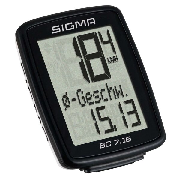 Sigma ordinateur de vélo bc 7.16 sts noir