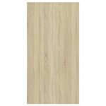 vidaXL Meuble TV mural Chêne sonoma 37x37x72 cm Bois d’ingénierie